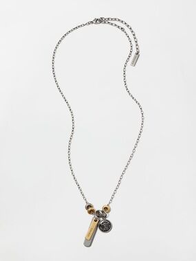 Versace Medusa Coin Charm Necklace